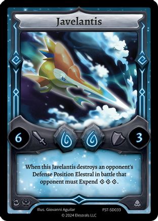 Image of Javelantis (FST-SD033) - Divine Champions Firestorm Starter Decks