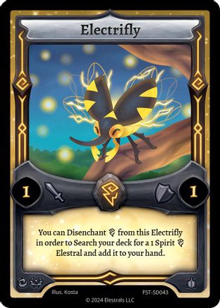 Image of Electrifly (FST-SD043) - Divine Champions Firestorm Starter Decks
