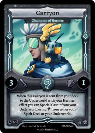 Image of Carryon - Champion of Hermes (FST-SD048) - Divine Champions Firestorm Starter Decks