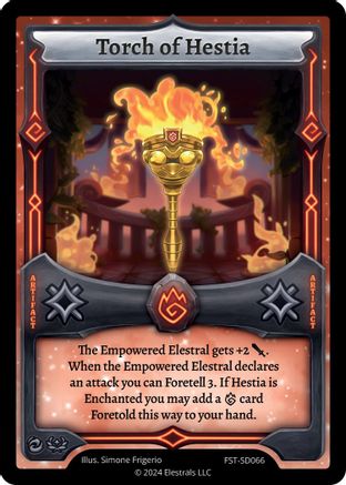 Image of Torch of Hestia (FST-SD066) - Divine Champions Firestorm Starter Decks