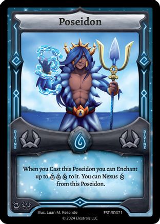 Image of Poseidon (FST-SD071) - Divine Champions Firestorm Starter Decks