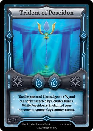 Image of Trident of Poseidon (FST-SD072) - Divine Champions Firestorm Starter Decks