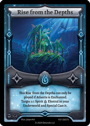 Image of Rise from the Depths (FST-SD075) - Divine Champions Firestorm Starter Decks