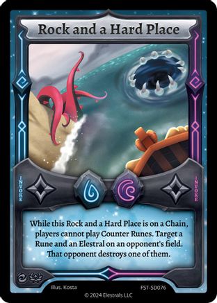 Image of Rock and a Hard Place (FST-SD076) - Divine Champions Firestorm Starter Decks