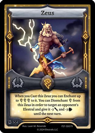 Image of Zeus (FST-SD079) - Divine Champions Firestorm Starter Decks