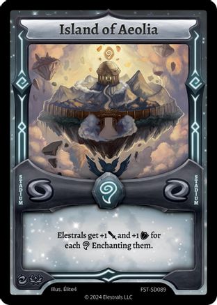 Image of Island of Aeolia (FST-SD089) - Divine Champions Firestorm Starter Decks