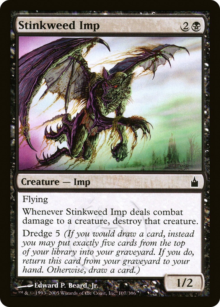 Image of Stinkweed Imp (RAV-107) - Ravnica: City of Guilds Foil