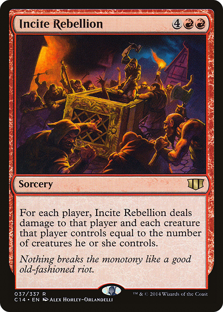 Image of Incite Rebellion (C14-037) - Commander 2014