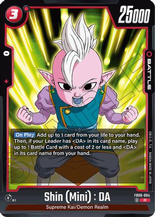 Image of Shin (Mini) : DA (FB06-004) - Rivals Clash Holofoil