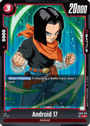 Image of Android 17 - FB06-010 (FB06-010) - Rivals Clash Holofoil