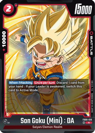 Image of Son Goku (Mini) : DA - FB06-018 (FB06-018) - Rivals Clash Holofoil