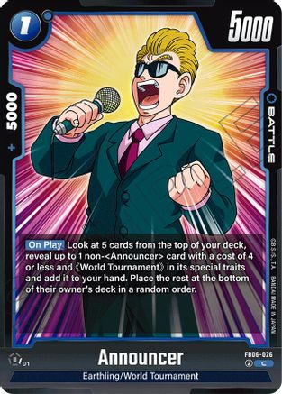 Image of Announcer (FB06-026) - Rivals Clash