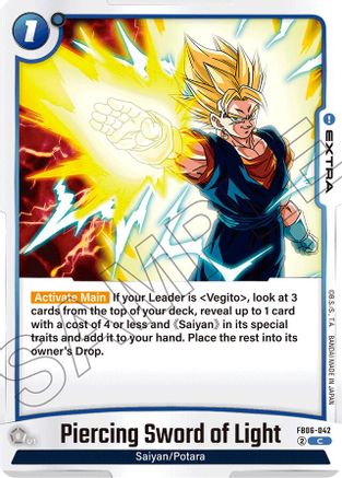 Image of Piercing Sword of Light (FB06-042) - Rivals Clash