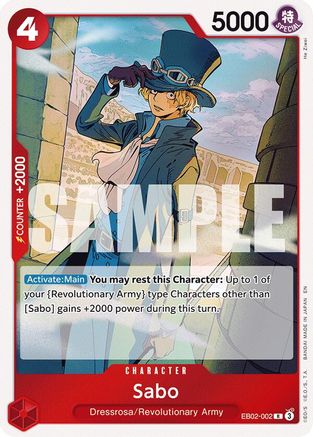 Image of Sabo (EB02-002) - Extra Booster: Anime 25th Collection Foil