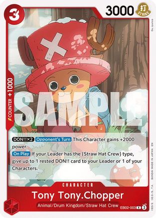 Image of Tony Tony.Chopper (EB02-003) - Extra Booster: Anime 25th Collection Foil