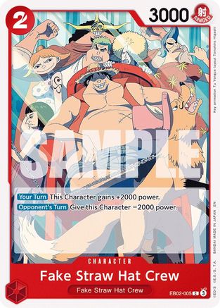 Image of Fake Straw Hat Crew (EB02-005) - Extra Booster: Anime 25th Collection