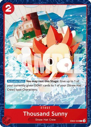 Image of Thousand Sunny (EB02-009) - Extra Booster: Anime 25th Collection