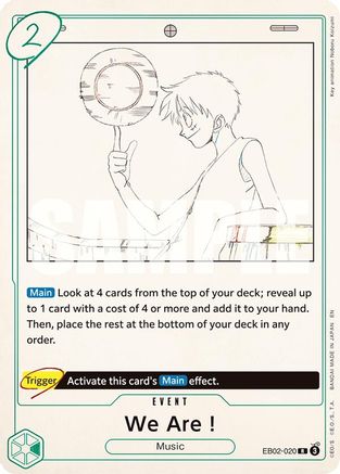 Image of We Are! (EB02-020) - Extra Booster: Anime 25th Collection Foil