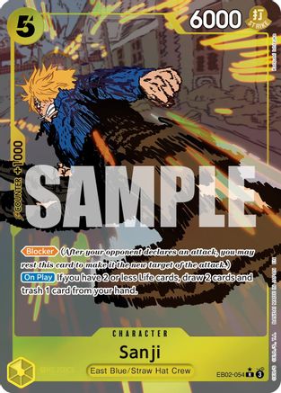 Image of Sanji (Alternate Art) (EB02-054) - Extra Booster: Anime 25th Collection Foil