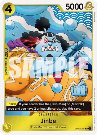 Image of Jinbe (EB02-055) - Extra Booster: Anime 25th Collection Foil