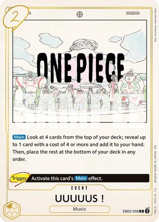 Image of UUUUUS! (EB02-058) - Extra Booster: Anime 25th Collection Foil
