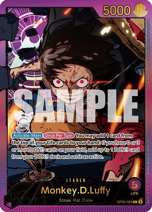 Image of Monkey.D.Luffy (SPR) (OP05-060) - Extra Booster: Anime 25th Collection Foil