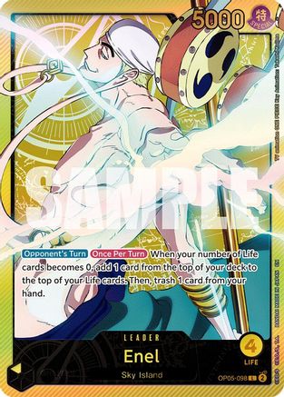 Image of Enel (SPR) (OP05-098) - Extra Booster: Anime 25th Collection Foil