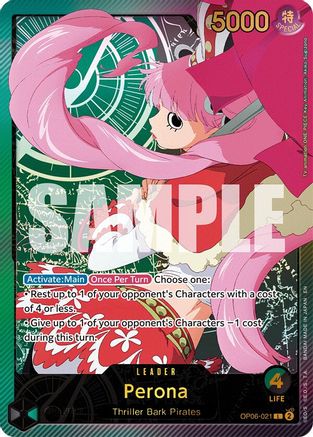 Image of Perona (SPR) (OP06-021) - Extra Booster: Anime 25th Collection Foil