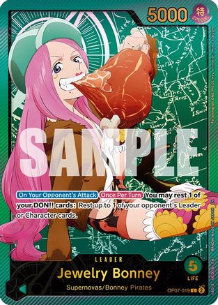 Image of Jewelry Bonney (SPR) (OP07-019) - Extra Booster: Anime 25th Collection Foil