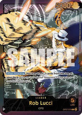 Image of Rob Lucci (SPR) (OP07-079) - Extra Booster: Anime 25th Collection Foil