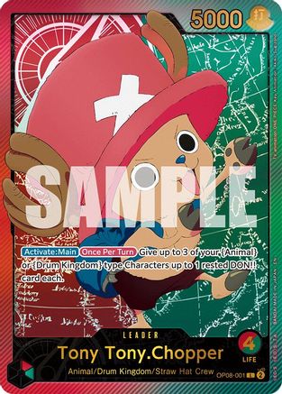 Image of Tony Tony.Chopper (SPR) (OP08-001) - Extra Booster: Anime 25th Collection Foil