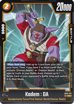 Image of Kadem : DA (FB06-073) - Rivals Clash