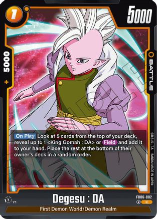 Image of Degesu : DA (FB06-082) - Rivals Clash