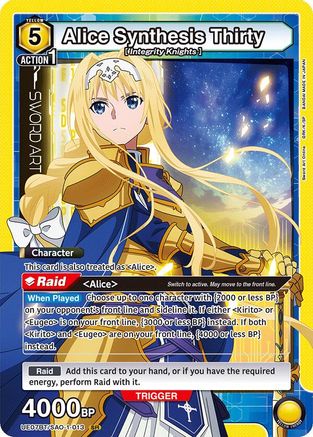Image of Alice Synthesis Thirty (013) (UE07BT/SAO-1-013) - UE07BT Sword Art Online Foil
