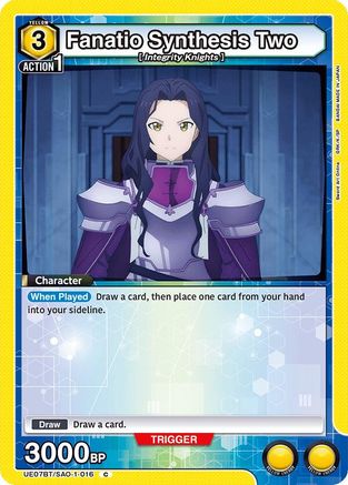 Image of Fanatio Synthesis Two (UE07BT/SAO-1-016) - UE07BT Sword Art Online