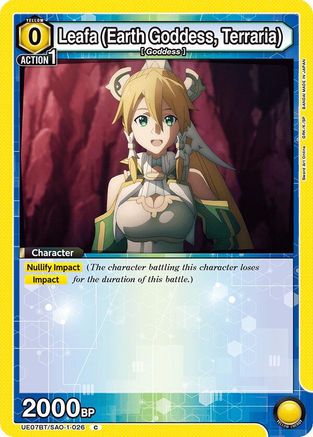 Image of Leafa (Earth Goddess, Terraria) (026) (UE07BT/SAO-1-026) - UE07BT Sword Art Online