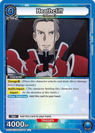 Image of Heathcliff (UE07BT/SAO-1-044) - UE07BT Sword Art Online