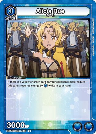 Image of Alicia Rue (UE07BT/SAO-1-050) - UE07BT Sword Art Online