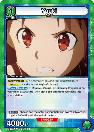 Image of Yuuki (080) (UE07BT/SAO-1-080) - UE07BT Sword Art Online Foil