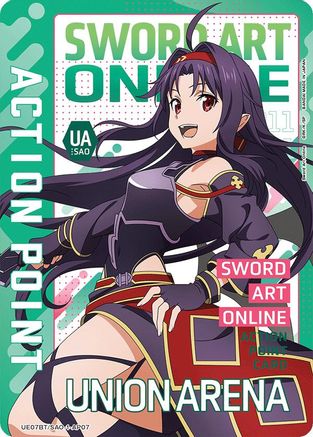 Image of Action Point Card (AP07) (UE07BT/SAO-1-AP07) - UE07BT Sword Art Online Foil