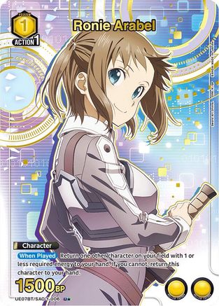 Image of Ronie Arabel (U*) (UE07BT/SAO-1-006) - UE07BT Sword Art Online Foil