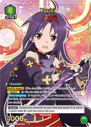 Image of Yuuki (080) (R*) (UE07BT/SAO-1-080) - UE07BT Sword Art Online Foil