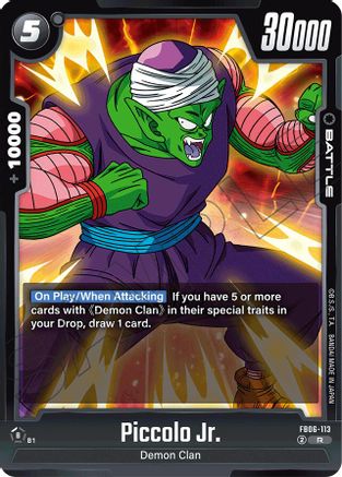 Image of Piccolo Jr. - FB06-113 (FB06-113) - Rivals Clash Holofoil
