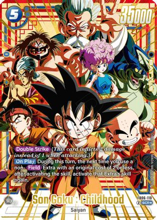 Image of Son Goku : Childhood - FB06-119 (Super Alternate Art) (FB06-119) - Rivals Clash Holofoil
