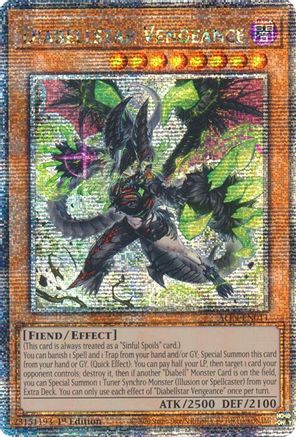 Image of Diabellstar Vengeance (Quarter Century Secret Rare) (ALIN-EN011) - Alliance Insight 1st Edition