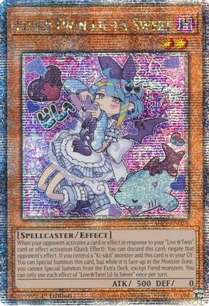 Image of Live Twin Lil-la Sweet (Quarter Century Secret Rare) (ALIN-EN028) - Alliance Insight 1st Edition