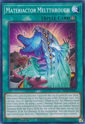 Image of Materiactor Meltthrough (ALIN-EN063) - Alliance Insight 1st Edition