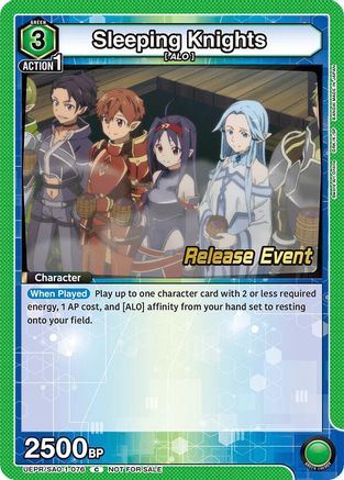 Image of Sleeping Knights (UEPR/SAO-1-076) - UE07BT Sword Art Online Release Event Cards