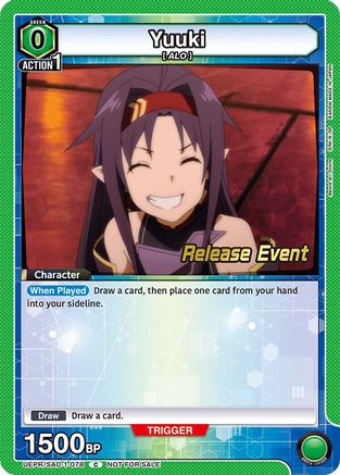 Image of Yuuki (078) (UEPR/SAO-1-078) - UE07BT Sword Art Online Release Event Cards