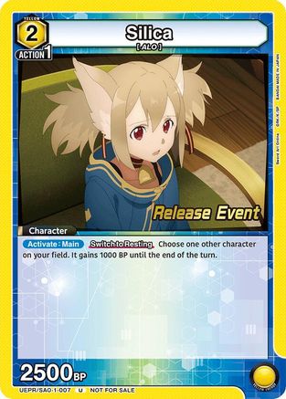Image of Silica (007) (UEPR/SAO-1-007) - UE07BT Sword Art Online Release Event Cards